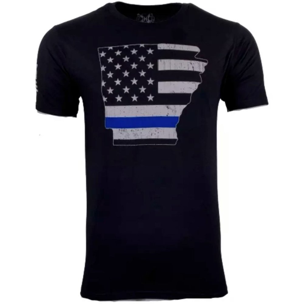 HOWITZER Clothing Men's T-Shirt S/S ARKANSAS BLUE